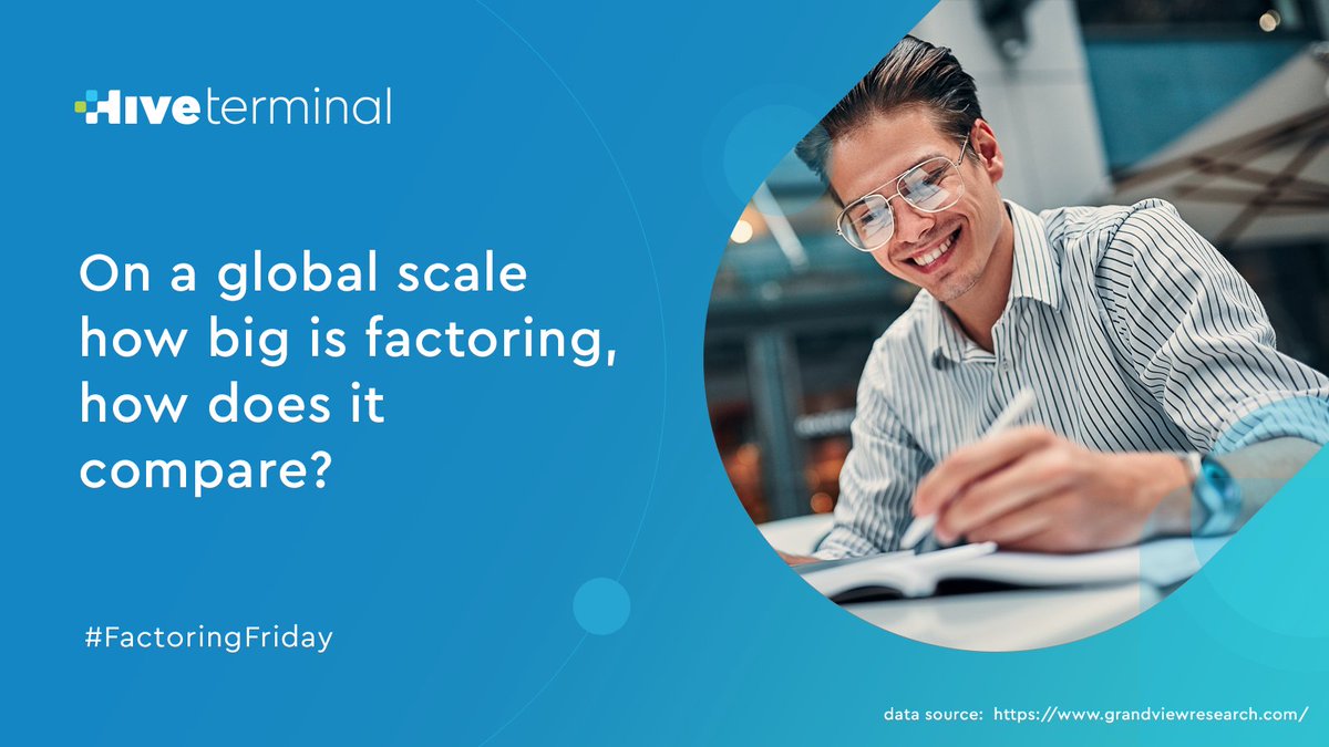 The global factoring services market size was valued at 3,235.88 Billion USD in 2020. More than the GDP of ​​Sweden, Poland, Belgium, Austria, Ireland, Denmark, Finland &amp; Portugal combined 🤯

Maximise on invoice factoring today with hiveterminal.com  #smartBusiness 🧠