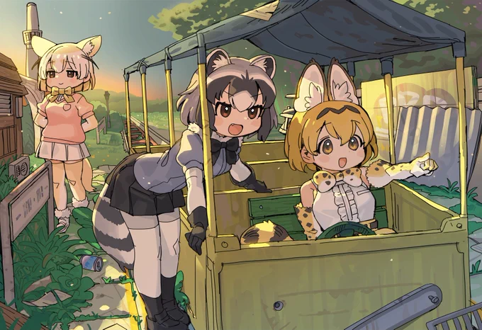 💪🐱🦊🦝💪 