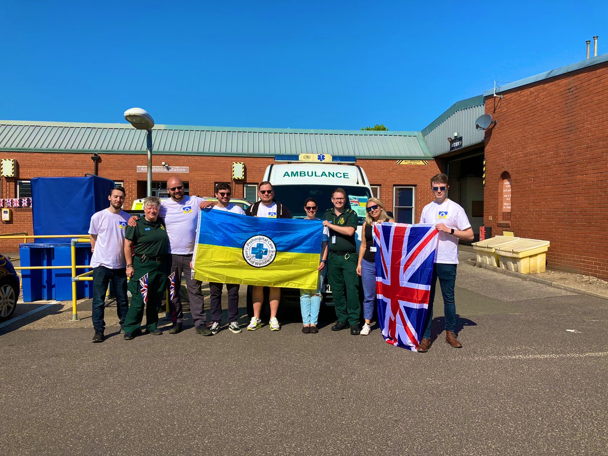 Jemma Varela (@jemmavarela) on Twitter photo Pleasure to donate towards and wish <a href="/PHCAW/">Pre-Hospital Care and Aid Worldwide.</a> and 6 of our <a href="/EastEnglandAmb/">EEAST Ambulance Service</a> paramedics on their journey to Ukraine today. Safe travels all and what an achievement, they’ve independently raised money to donate 3 ambulances and an RRV. @HeyTomAbell <a href="/PaulM1962/">Paul Marshall</a> #UkraineWar #TeamEEAST Pleasure to donate towards and wish <a href="/PHCAW/">Pre-Hospital Care and Aid Worldwide.</a> and 6 of our <a href="/EastEnglandAmb/">EEAST Ambulance Service</a> paramedics on their journey to Ukraine today. Safe travels all and what an achievement, they’ve independently raised money to donate 3 ambulances and an RRV. @HeyTomAbell <a href="/PaulM1962/">Paul Marshall</a> #UkraineWar #TeamEEAST