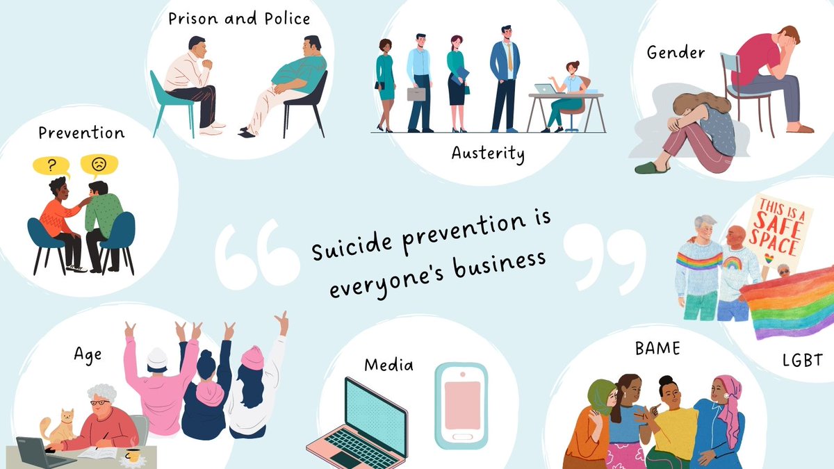 🏳️‍🌈What do you think about LGBTQ+ suicide prevention in the UK?🏳️‍🌈

Come and tell us your views and find out what our politicians and policy-makers think!

We're running a 6 week creative workshop series. 

See👇for more details
blogs.ed.ac.uk/suicide-in-as-…