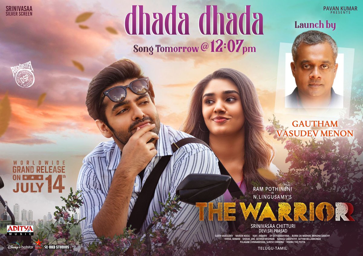 SanjuIsmart's tweet photo. #DhadaDhada Song Launch by #GauthamVasudevMenon @menongautham https://t.co/dRUgsEShzA