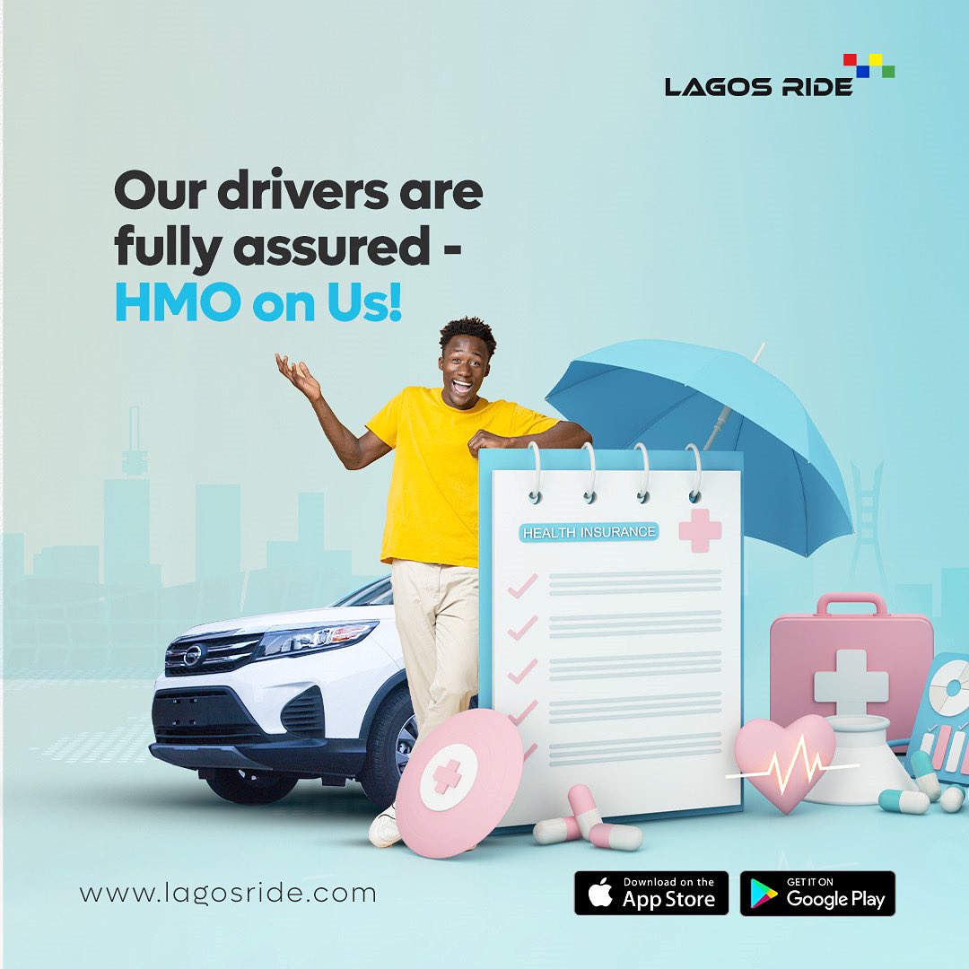 LagrideNigeria's tweet photo. We take pride in assuring our drivers' and their future are safe with us.
Join the driver's list and benefit financially, and otherwise with LagosRide.
#mylagosride #driverbenefits #employeehmo #driverneeded #lagosride #carpooling #ridersinlagos #sharedride #rideshare #lagos https://t.co/J7b9Gk6q89