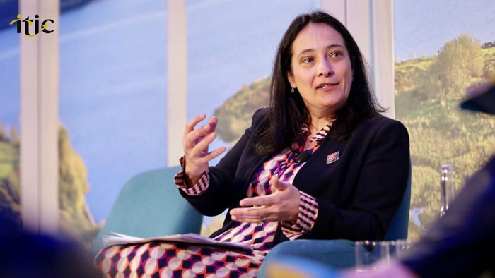 You heard it here first, at #ITICConf22 on April 27 we asked Minister @cathmartingreen if she would support retention of Vat @ 9% & recently she secured the extension to Feb‘23 📽️WATCH BACK her interview with @DearbhailDibs youtu.be/MfAwqLVW9SY #backedbyAIB #TourismRecovery