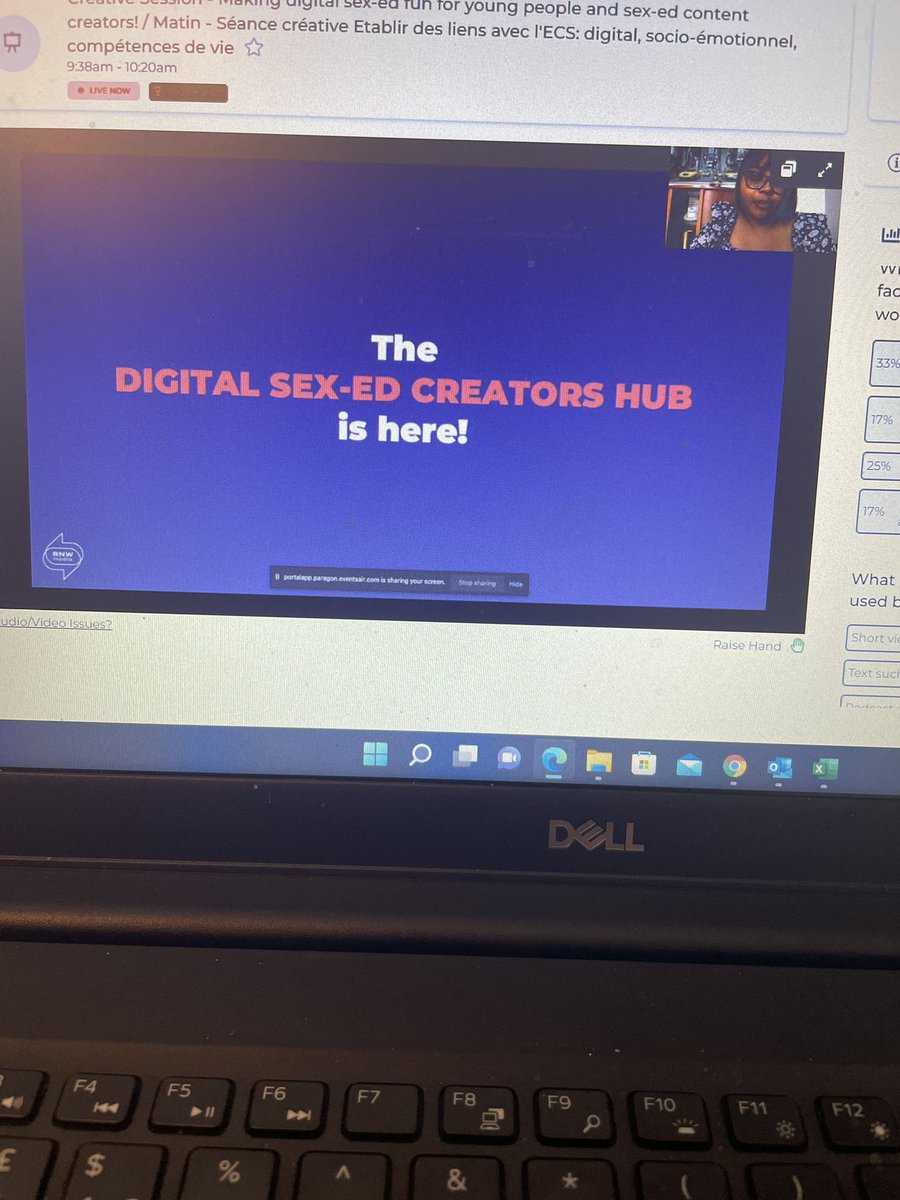 Really interesting session this morning on making digital sexual health education fun for young people at the <a href="/UNESCOEU/">UNESCO EU</a> Global Symposium on Comprehensive Sexuality Education #sexeducation #digitalsexualhealth