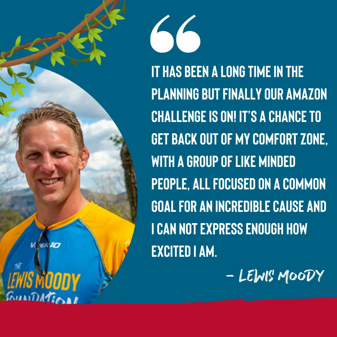 “Because the only way to change the story around brain tumours is by tackling it together. A huge thanks for all the continued support.'- Lewis Moody