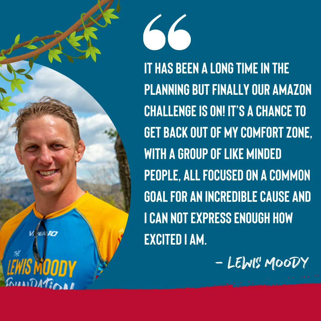 “Because the only way to change the story around brain tumours is by tackling it together. A huge thanks for all the continued support."- Lewis Moody