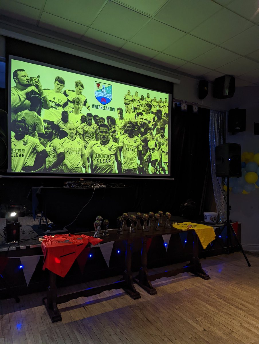 Fantastic event for our presentation evening last night!
Thank you to everyone who attended and big shout out to all of our winners and those we recognised for their contribution to everything we do on &amp; off the pitch #WeAreCanton 💛💙