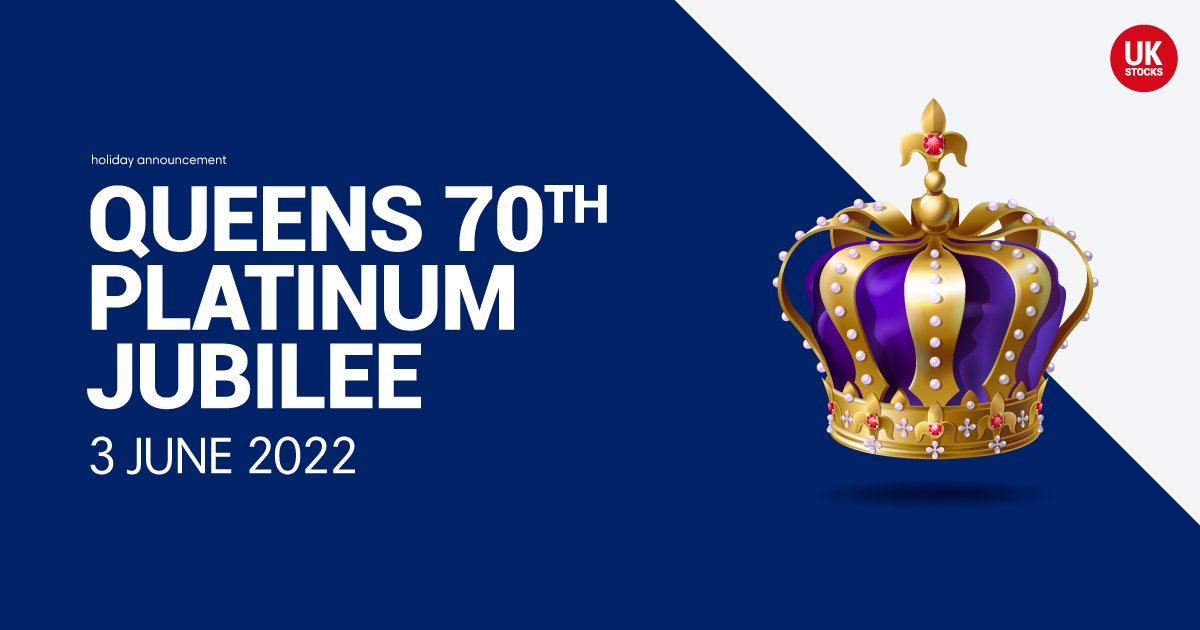 Wishing everyone a happy Platinum Jubilee and Spring Bank Holiday.
