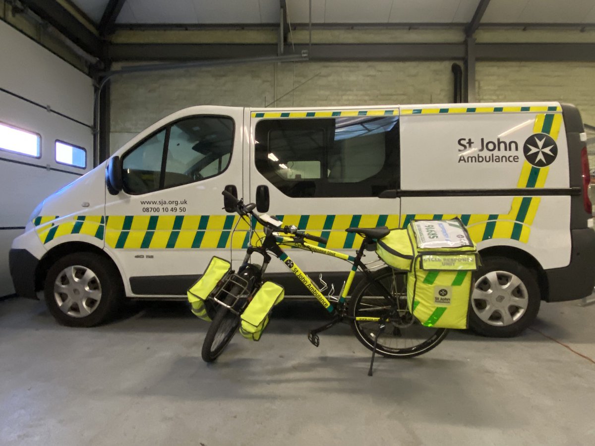 SJArobbins_ma's tweet photo. Happy #WorldBicycleDay! Helping us get to patients quickly to receive the care they need. @SJAEastCRU #BicycleDay #BicycleDay2022 #CycleResponseUnit @stjohnambulance https://t.co/7Lp38zBZh1