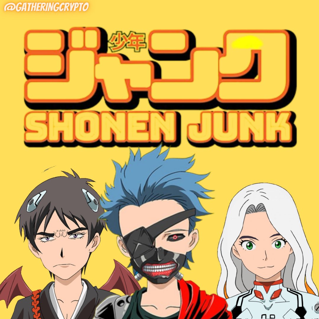 Gatheringcrypt2's tweet image. #SHONENJUNK  #anime  #NFTCommunity  collection boasting serious credentials. To clarify, the software engineer for Shonen Junk, James Lin, is actually a co-founder of  #CrunchyrollNextLevel  is a major distributor of anime and #manga  properties in North America
#crypto #token