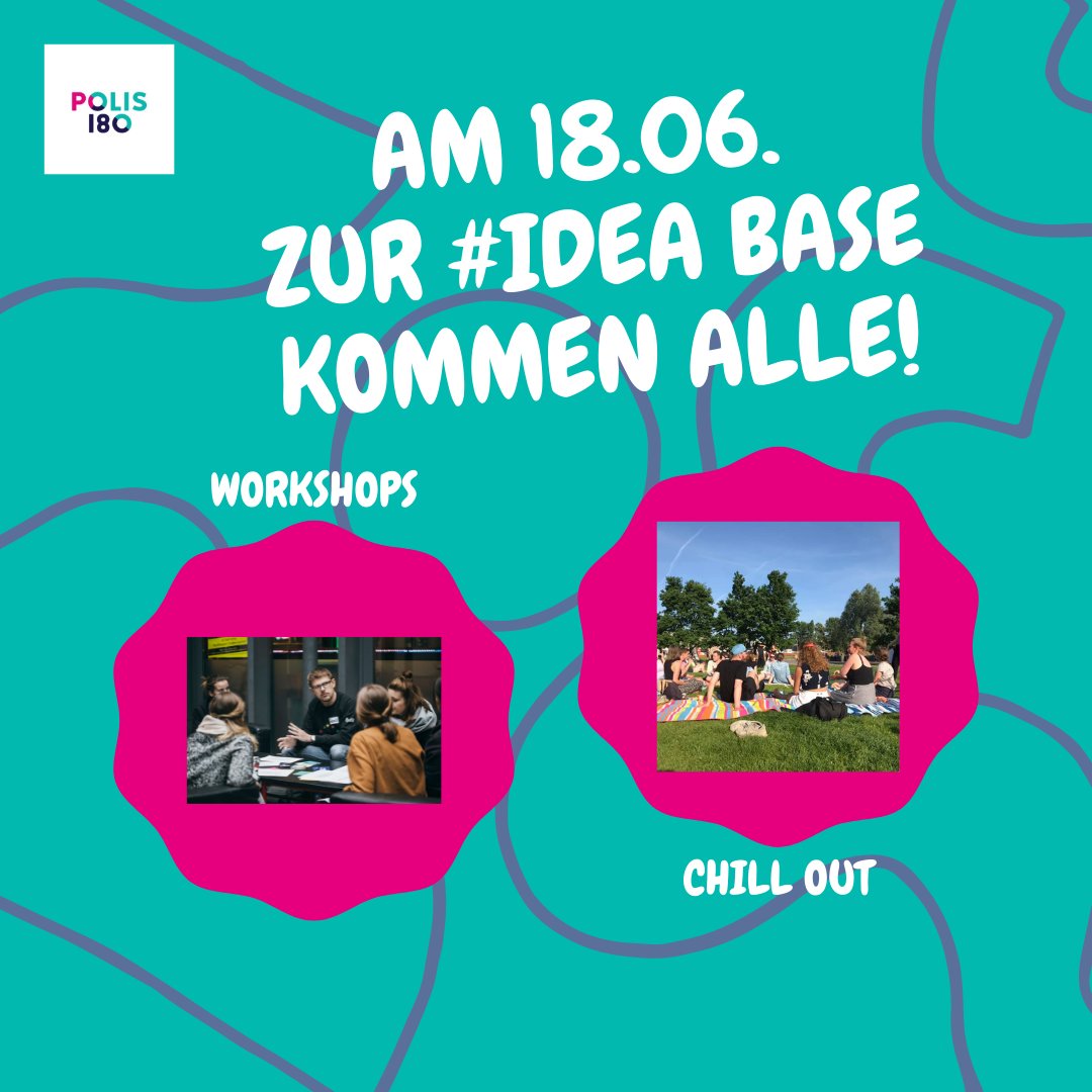 polis180's tweet photo. 👋NA, bist du schon angemeldet zur #ideabase am 18. Juni. Wenn nicht, dann geht es hier direkt zur Anmeldung🧐: https://t.co/5R4lty7f2L

#event #jungepolitik https://t.co/lXogM37XX3