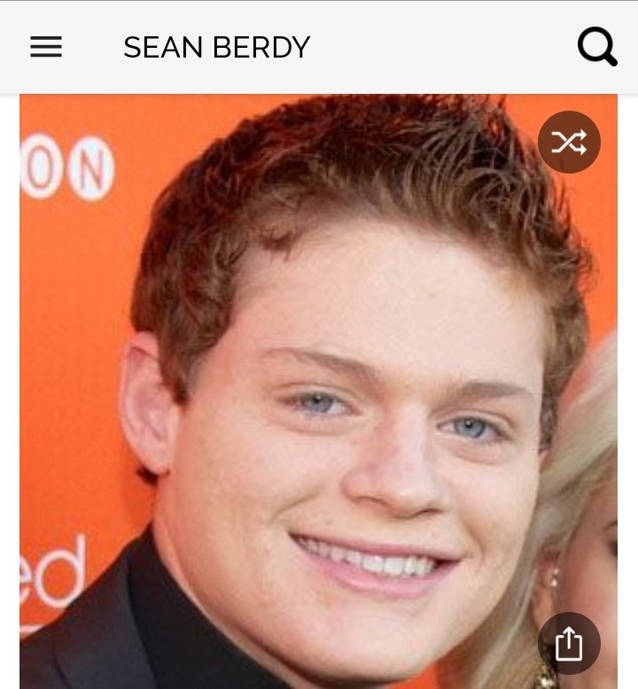 Happy birthday to this great actor.  Happy birthday to Sean Berdy 
