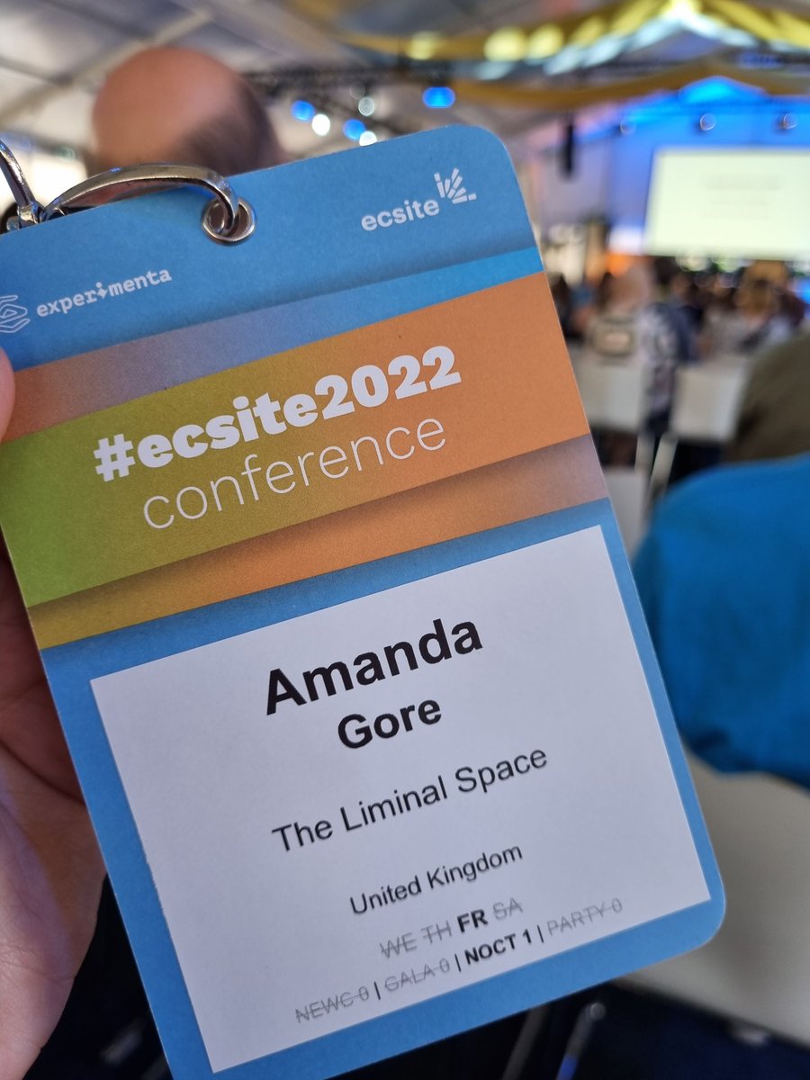So great to be at #ecsite2022, my first in-person conference for over 2 years! Looking forward to speaking about #MeatYourPersona and #OurBrokenPlanet as part of 'Making space to talk about the Climate Crisis' later today, and to meeting likeminded people