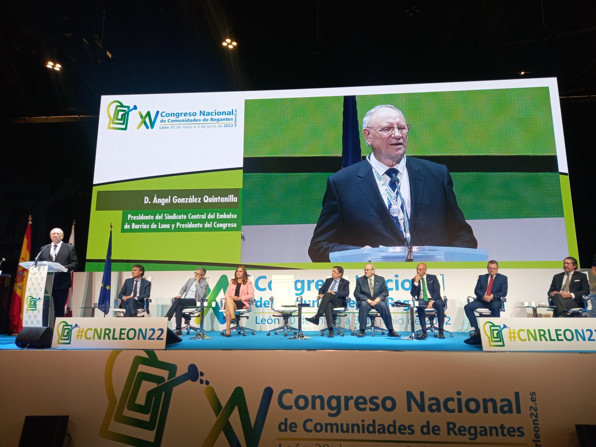 El presidente del comité organizador del Congreso, Angel González Quintanilla, pide a las instituciones un mayor compromiso con el sector y anima a las mujeres a seguir incorporándose al mundo de la agricultura.

#CNRLeón22 #regadío #comunidadesregantes