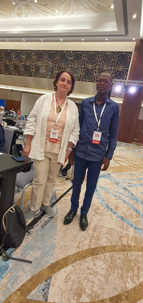 AgbandaPierre's tweet photo. #IFJCONGRESS2022 
J'ai échangé avec la secrétaire générale de @Pressefranco , Zara Nazarian, l'une des invités au congrès de la @IFJGlobal .

@loiclawson1 
@PrimatureTogo 
@AwaliAhamadou https://t.co/eUA5RZFlKB