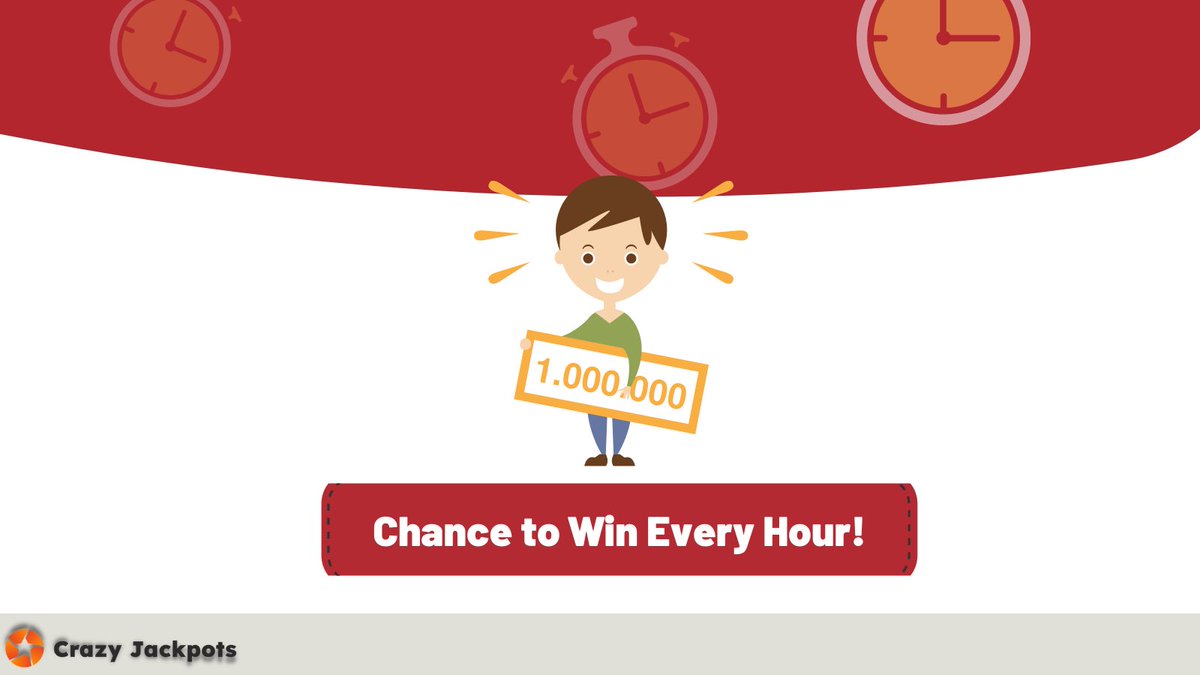 CrazyJackpots's tweet photo. Stop waiting around for lottery draws. On Crazy Jackpots you can win every hour! https://t.co/AL4kXQ1L07
#Giveaways 
#lottery https://t.co/7QlfboaB5N