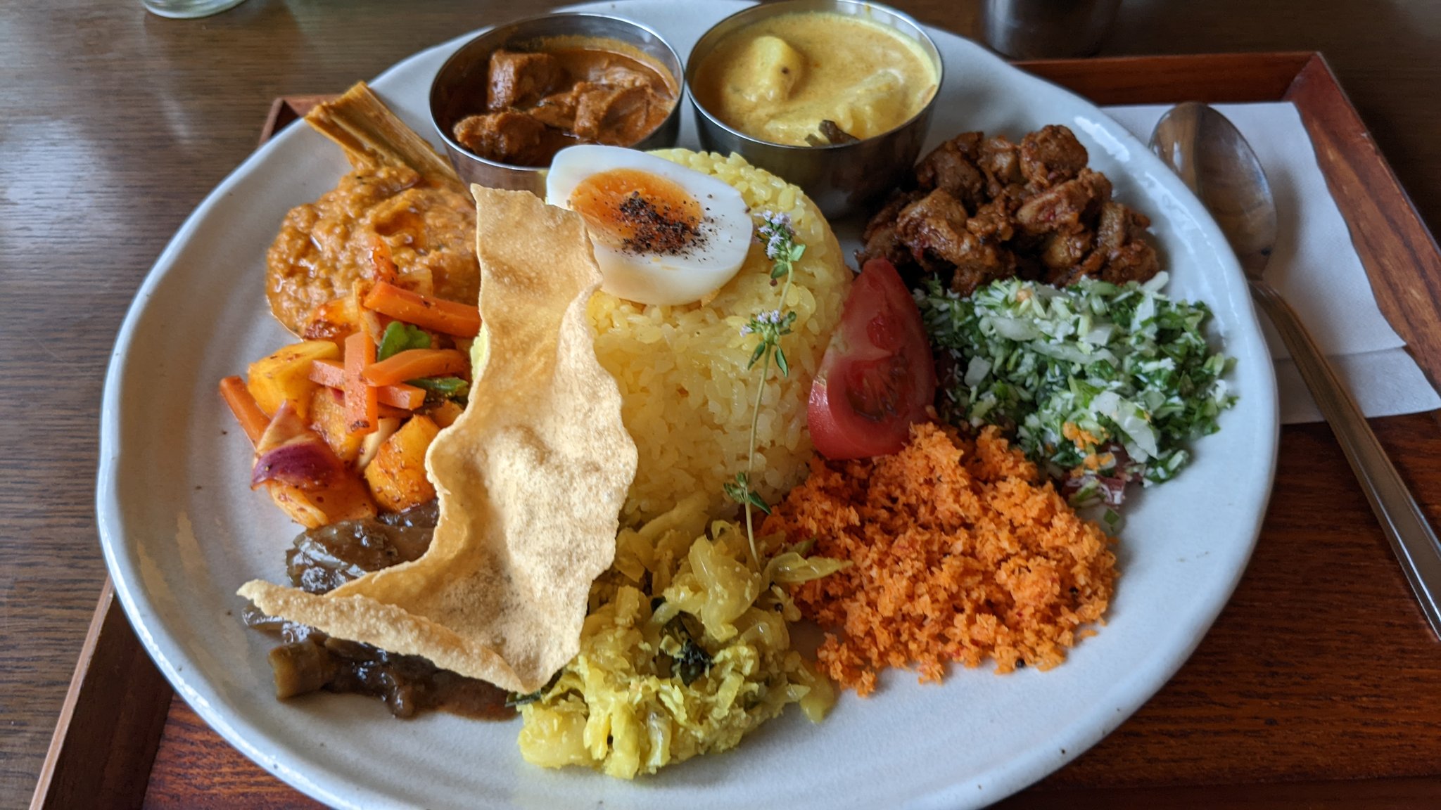 Animal Land次は富士ヒル on Twitter "暗峠のラッキーガーデンでカレー食べてます～! https//t.co