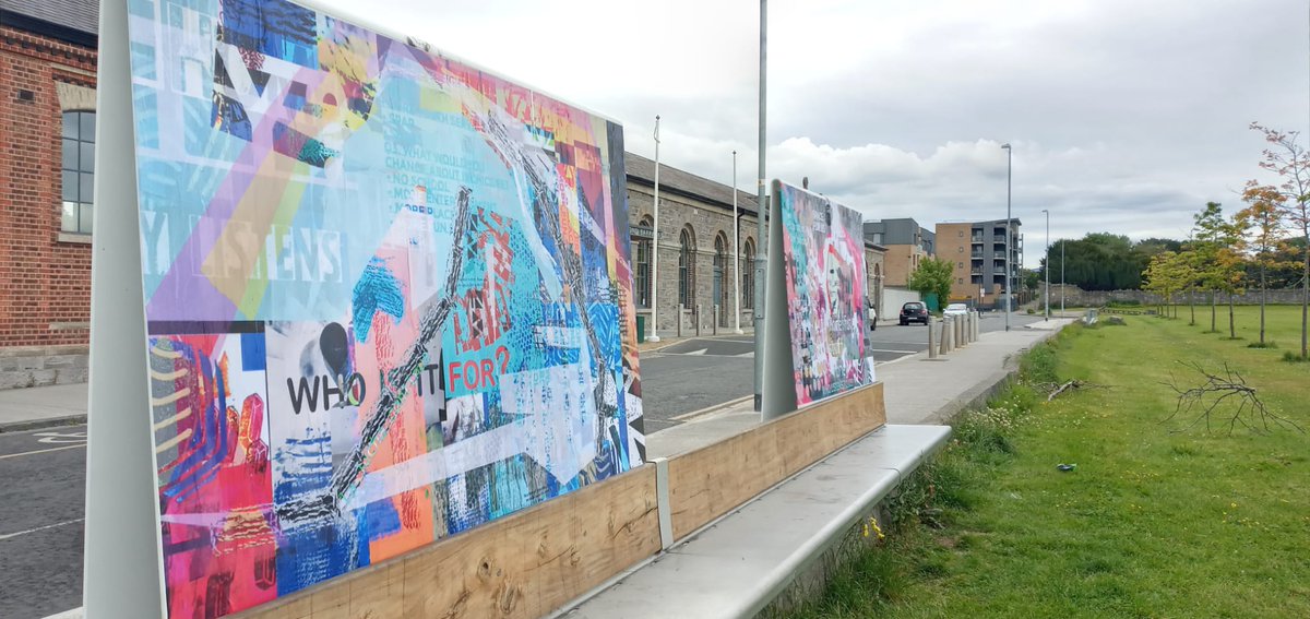 Kate O' Shea (@rumpusx) on Twitter photo Fully pasted up on Michael's Estate. The makings of young people from <a href="/CoreYouthServ/">Core Youth Service</a> w/<a href="/printvango/">Print Van Go</a> over a couple days of 'Who is it for?' workshops back in Feb through Core & <a href="/CommonGroundDub/">Common Ground in The Lodge</a>
The pastups are enlarged prints of work made with stamps and other DIY techniques. Fully pasted up on Michael's Estate. The makings of young people from <a href="/CoreYouthServ/">Core Youth Service</a> w/<a href="/printvango/">Print Van Go</a> over a couple days of 'Who is it for?' workshops back in Feb through Core & <a href="/CommonGroundDub/">Common Ground in The Lodge</a>
The pastups are enlarged prints of work made with stamps and other DIY techniques.