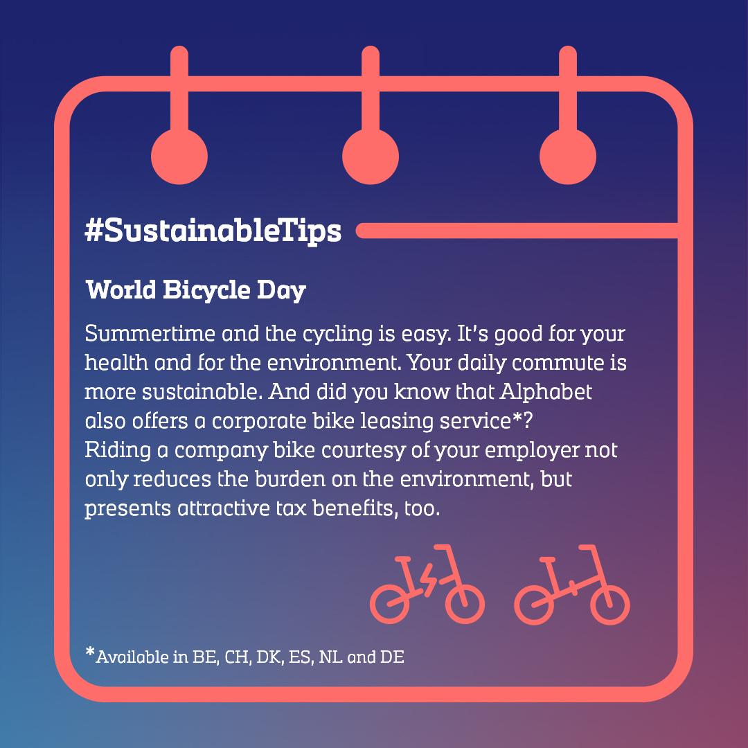 #WorldBicycleDay comes around only once a year, but the bike is becoming the unsung hero of our streets. It’s healthy, affordable and conveys a positive image of sustainable transport. Let’s cycle more often. #SustainableTipshttps://bit.ly/3GLRxKQ