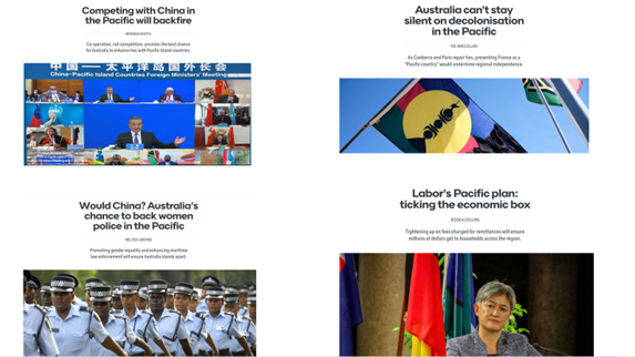 MConleytyler's tweet photo. Great content on #Australia #Pacific this week in @LowyInstitute, including from @MaclellanNic and @DrJessCollins, who are among the 50+ experts involved in @AsiaPacific4D working groups being consulted on options papers to be released later this month https://t.co/75k9l55pjQ