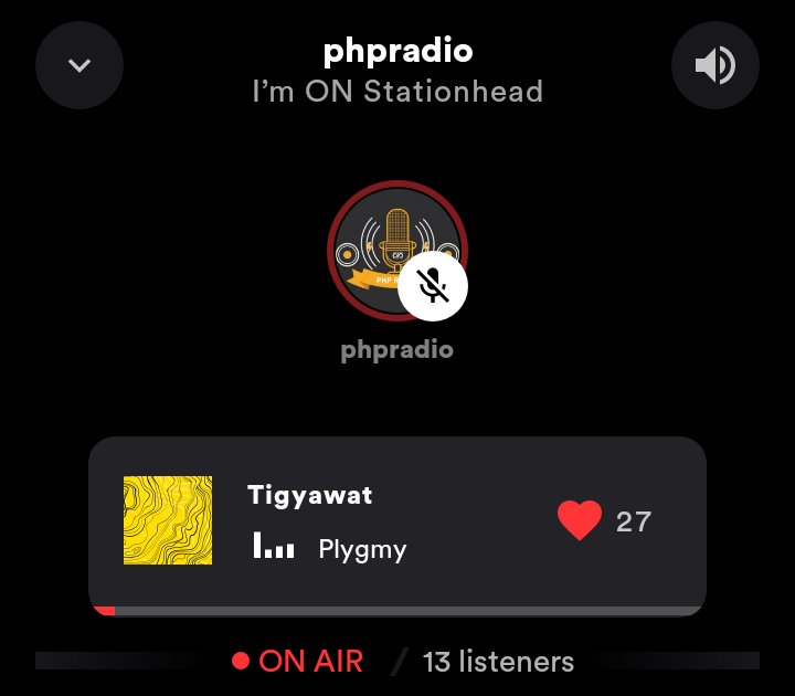 PHPRadio_'s tweet photo. We're On Air ๐๏ธ Join us Pearls!
๐ถ NOW PLAYING: Tigyawat by @plygmy
"Press, Hit, and Play that Radio!"
Stream with this link:
๐https://t.co/87Ibo0v7NG
#PerlaSH @PressHitPlay #PHP #Press_Hit_Play https://t.co/tkitohzVkk