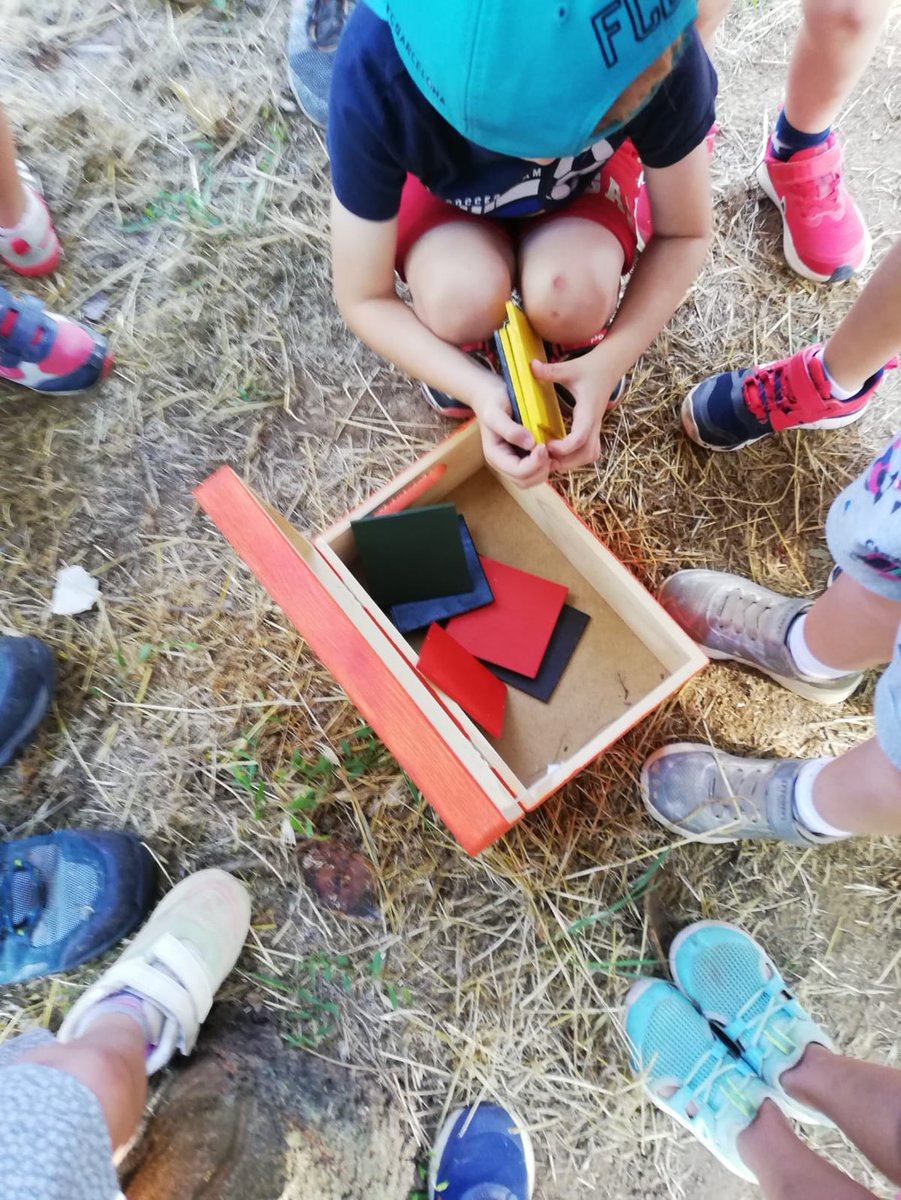 MdlMediterrania's tweet photo. Aquesta setmana l'alumnat del cicle d'infantil @IEFrancescCambo han descobert les dimensions del paisatge amb l'activitat "Connectem amb l'entorn" des de l'espai de La Mota #educacio #MSTBaixTer #MuseuSuportTerritorial @MdlMediterrania https://t.co/qOwgErGwEn