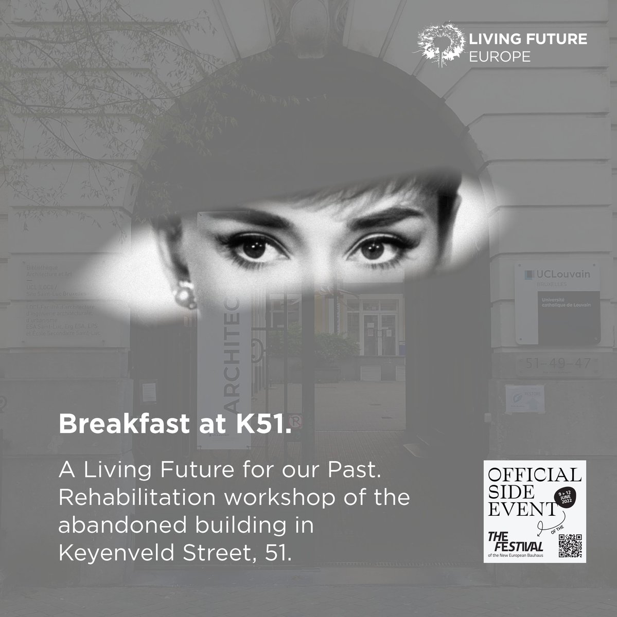 battisti_c's tweet photo. Can't wait to meeting #Brussels next June 9-10 the participants to 'Breakfast at K51' @LFEurope SIDE event of the #NewEuropeanBauhaus Festival jointly organised with @UCLouvain_be #VIBE #Communa @KU_Leuven #Rhabillage :-) https://t.co/CGB43jVXYQ