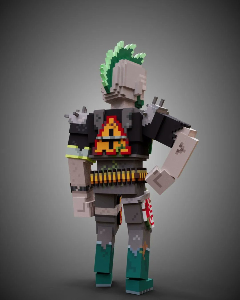 Green man 💀☠️💀☠️

#TheSandbox #voxedit #voxelart #샌드박스
@TheSandboxKR <a href="/TheSandboxGame/">The Sandbox</a> <a href="/VoxEdit/">VoxEdit</a>