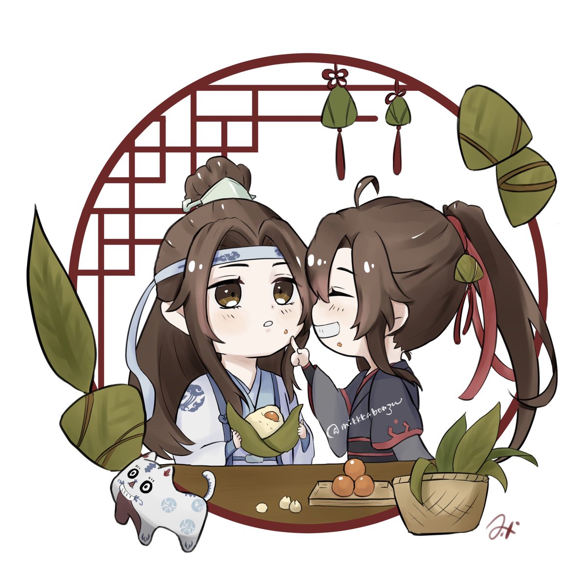 忘羨「端午節 
Dragon boat festival

#魔道祖師 #MDZS #」|三日坊主のイラスト