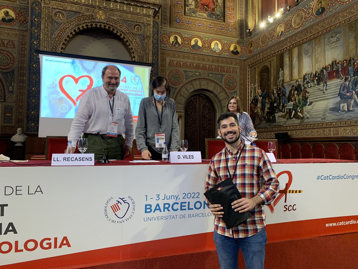 CardioSantPau (@cardiosantpau) on Twitter photo Alvaro Rodriguez, resident de Cardiologia de l’Hospital de la Santa Creu i Sant Pau, ha guanyat el premi al millor cas clínic de la Societat Catalana de Cardiologia! Enhorabona! #CatCardioCongres34 <a href="/catcardio/">Societat Catalana de Cardiologia</a> <a href="/HospitalSantPau/">Sant Pau - Campus Salut Barcelona</a> <a href="/xaviervinolas/">Xavier Viñolas</a> <a href="/xgmoll/">Xavier Garcia-Moll</a> Alvaro Rodriguez, resident de Cardiologia de l’Hospital de la Santa Creu i Sant Pau, ha guanyat el premi al millor cas clínic de la Societat Catalana de Cardiologia! Enhorabona! #CatCardioCongres34 <a href="/catcardio/">Societat Catalana de Cardiologia</a> <a href="/HospitalSantPau/">Sant Pau - Campus Salut Barcelona</a> <a href="/xaviervinolas/">Xavier Viñolas</a> <a href="/xgmoll/">Xavier Garcia-Moll</a>