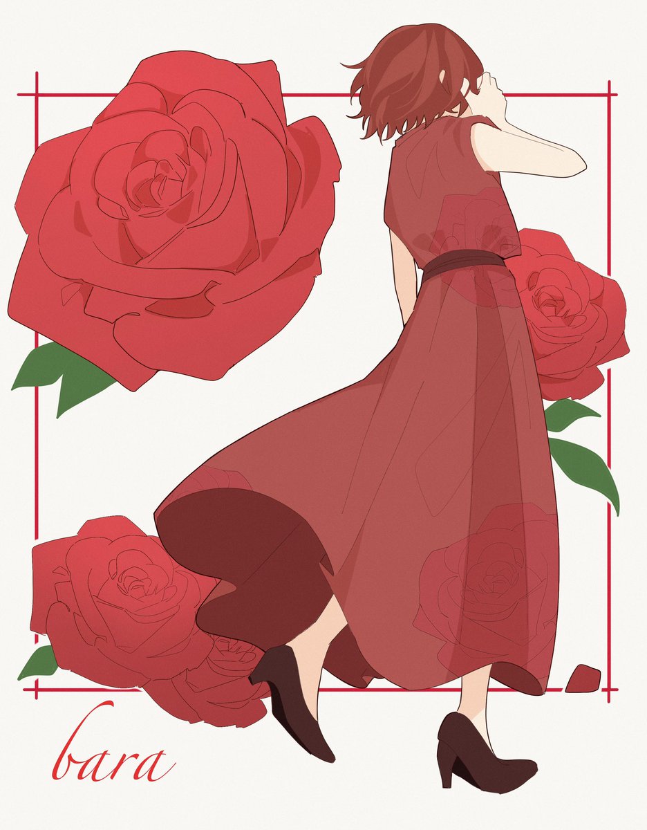 「『花×女の子』 」|UZNo/3月〜のお仕事募集中のイラスト