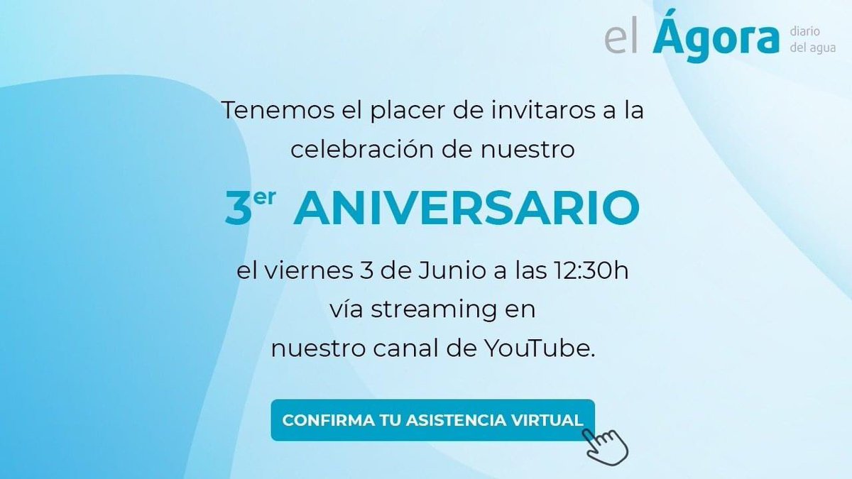 Hoy celebramos el tercer aniversario de <a href="/elagoradiario/">El Ágora 💧</a> en un evento junto a <a href="/odilerf/">Odile Rgz de la Fte</a> Es una alegría festejar este cumpleaños junto al equipo, colaboradores y amigos. Nos podéis seguir en streaming elagoradiario.com/especiales/el-…