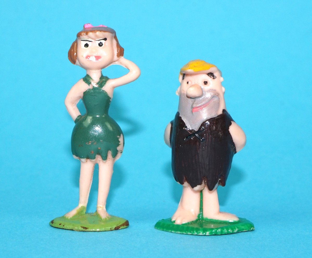 boonsart_com's tweet photo. In the '60s, #MarxToys was probably the #1 manufacturer of film&amp;tv toys in the US.
We love the miniature toys they produced; #Fairykins, #Dinseykins &amp; #Tinykins. The Flintstones figures were sold separately. So cute! 😍
Available in the #boonsartshop - link in bio.
#flintstones https://t.co/69OE5IAGBa