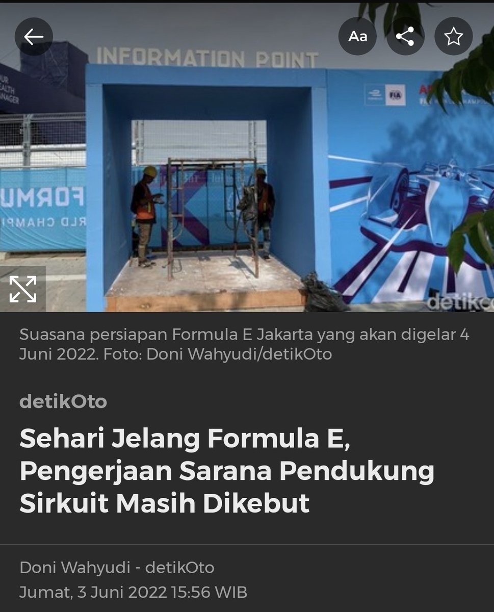 KADRUN !!!
Kalian jangan hanya sibuk berdoa. Sana bantu beres-beres ke area sirikuit. Ini udah kurang dari 24 jam masih aja belom kelar. DODOL !!
Tolong cek dengan benar #TiangKondangan jangan sampe ntar ambruk pas acara. Jangan bikin malu NKRI !!
😡😂
oto.detik.com/otosport/d-610…