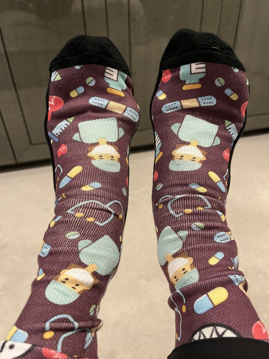 #crazysocksfordocs today.