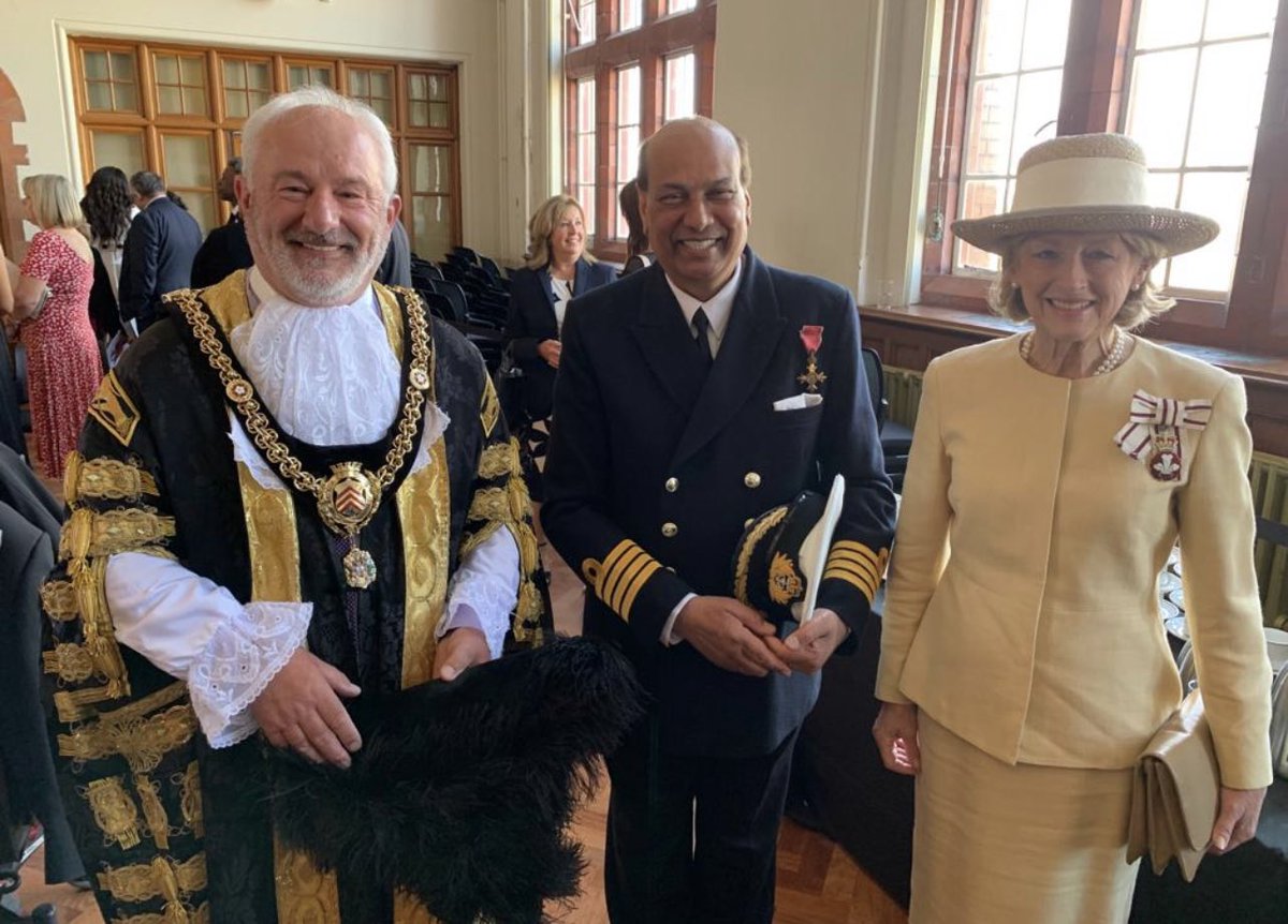 Wonderful to see <a href="/hciwales/">Honorary Consul</a> the Lord Mayor <a href="/cardiffcouncil/">Cardiff Council</a> and the Lord Lieutenant of South Glamorgan yesterday <a href="/RNinWales/">Royal Navy in Wales Cymru</a> <a href="/ArmyInWales/">British Army in Wales</a> <a href="/hmssevern/">HMS Severn</a> <a href="/HCI_London/">India in the UK</a>