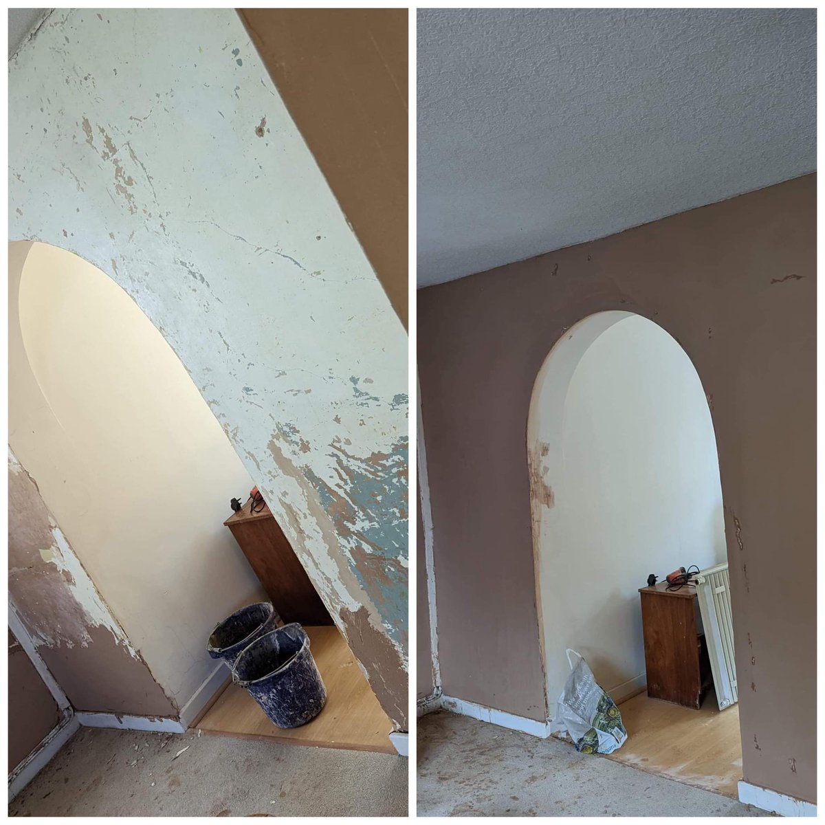 WrexhamPlaster's tweet image. Before and after. Another happy customer! For a free quote drop us a DM 📱