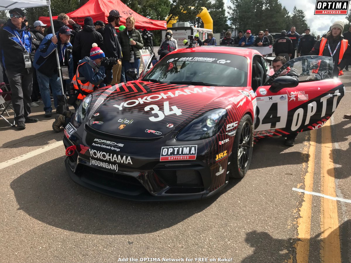OPTIMA® Batteries (@optimabatteries) on Twitter photo #FlashbackFriday to the 2021 <a href="/PPIHC/">Pikes Peak International Hill Climb</a> when <a href="/TannerFoust/">Tanner Foust</a> won the <a href="/Porsche/">Porsche</a> Trophy by <a href="/YokohamaTC/">Yokohama Tire</a> class in this <a href="/BBIAutosport/">BBI Autosport</a>-prepped #OPTIMAbatteries sponsored #Porsche718 Cayman #GT4 Clubsport powerpacknation.com #FlashbackFriday to the 2021 <a href="/PPIHC/">Pikes Peak International Hill Climb</a> when <a href="/TannerFoust/">Tanner Foust</a> won the <a href="/Porsche/">Porsche</a> Trophy by <a href="/YokohamaTC/">Yokohama Tire</a> class in this <a href="/BBIAutosport/">BBI Autosport</a>-prepped #OPTIMAbatteries sponsored #Porsche718 Cayman #GT4 Clubsport powerpacknation.com