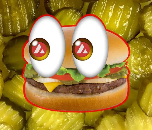 hamburgers4all's tweet photo. He's kind of a big dill! Burger Buddy #5 will be on auction today on the only place to NFT @0xCampfire for #FlashAuctionFridays https://t.co/51qsp0tsDO #avax #BurgerBuddyNFT #pickles β€οΈππ₯ https://t.co/xXUu77KlFy