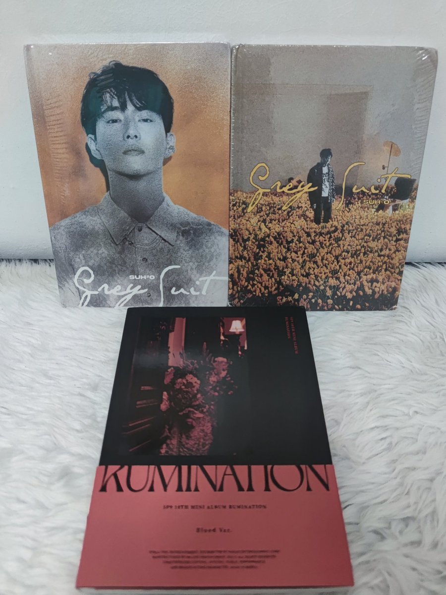 JJan0805's tweet photo. Received! 😍
• Suho Grey Suit (Color and Grey version)
• SF9 Rumination (Blood version)
Thank you so much @fromfansforfans for the smooth and fast transaction. 😭🫶🏻 Super worth it ang pakikipagbardagulan po. More forms to fill up po. ❤️🫶🏻 #FromFansForFans #ThankYou4FPH https://t.co/UasLOUiPDU