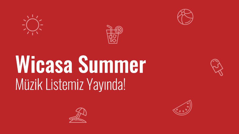 Buzlu kahvelerimiz, Wicasa Summer playlist’imiz ve güneş gözlüklerimiz hazırsa yaz gelmiş demektir! ☀️🍉🐚😎🍦

Yaza özel müzik listemize aşağıdaki link üzerinden ulaşabilirsiniz!

spoti.fi/3zbkHBn

#wicasagroup #wicasasongs #summer
