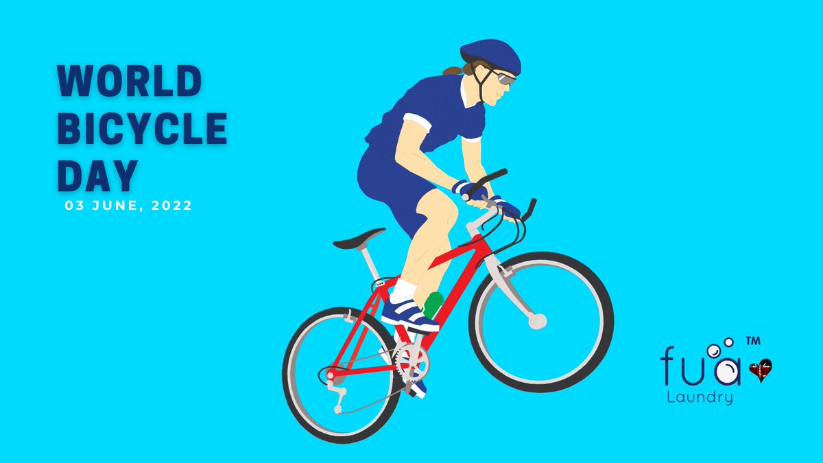 Enjoy #WorldBicycleDay 2022 outdoors. 
#wearyourselfout