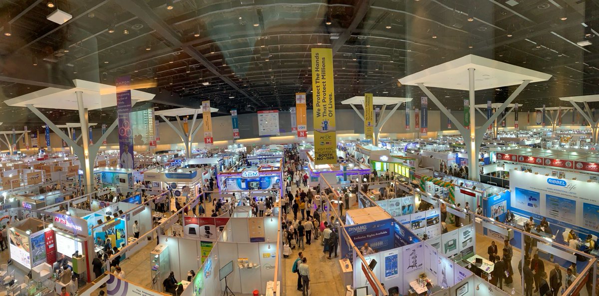 MEDICATradeFair's tweet photo. Two trade fairs took place in India from 20-22 May full of success again in presence: the @medical_fair India and the @FamdentGroup Show took place in parallel in Mumbai and showed the latest trends of the #healthcare 🩺 and #dental 🦷 sector.
#TradeFair #TradeShow #MFI #Famdent https://t.co/ErWXqcWqAB