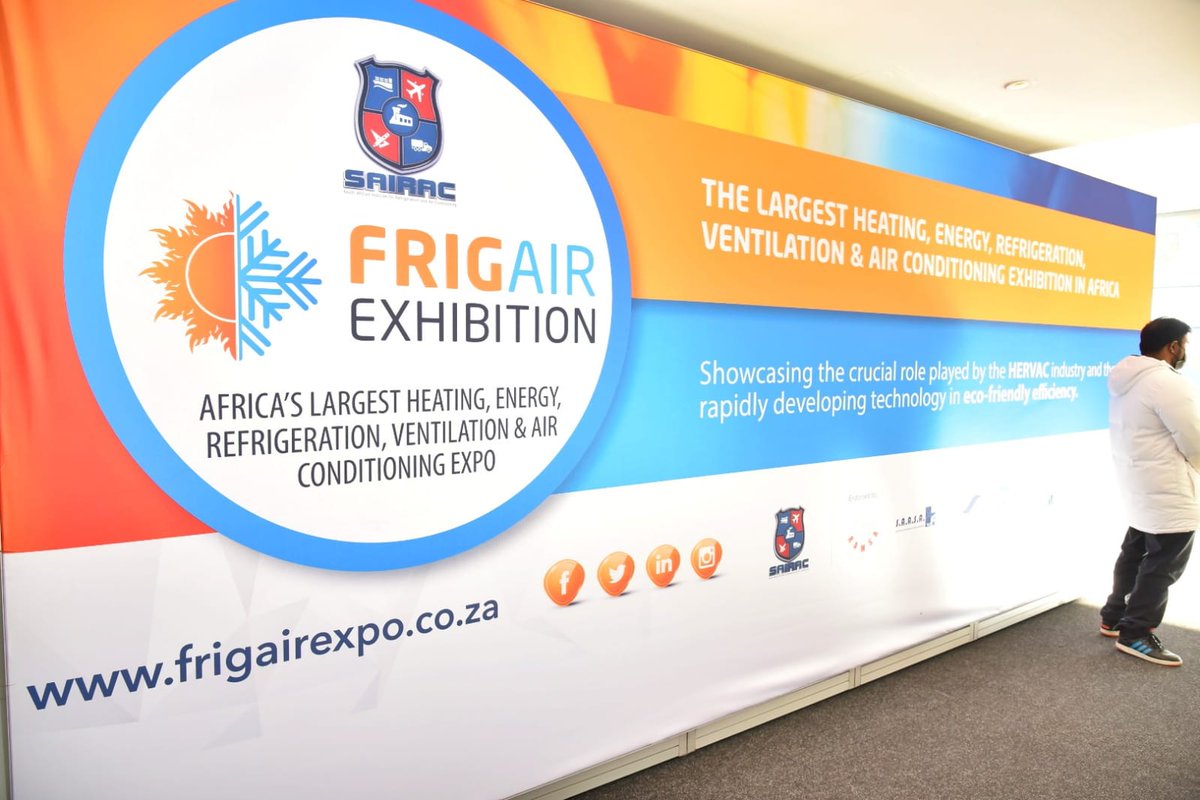 Frigair_Expo's tweet photo. 1 HOUR left of the exciting Frigair Expo 2022!  Let's make it count!

#Frigairexpo2022 #visitfrigair #SpecialisedExhibitions #Montgomery1895 #exhibitions #Frigair #SAIRAC #RACAJournal #ColdLinkAfrica #RACTECH #RACA #SAHVACR #HERVAC #Heating #Frigair22 https://t.co/8yDCeRpGEx