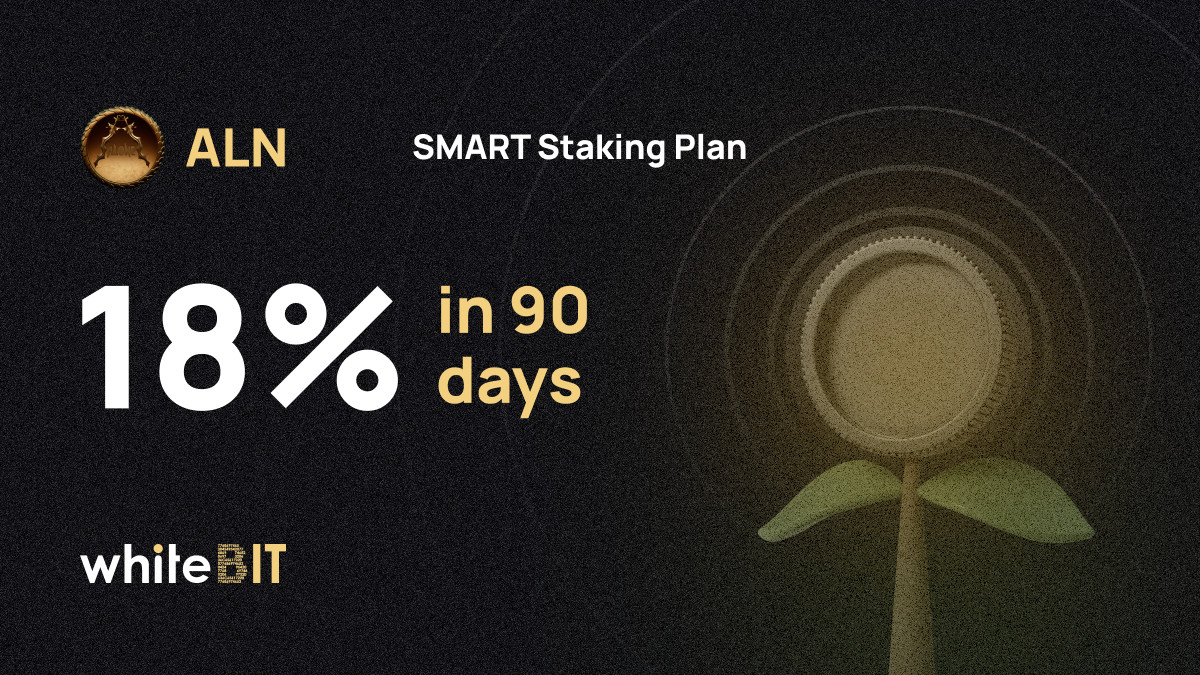WhiteBit's tweet photo. 🧐 Tired of trading? 🧐

Try our new SMART Staking plans with @alone_coin out &amp; start earning effortlessly. Hold ALN and receive an interest rate of up to 18%! 👇 https://t.co/yFvihWBGgo