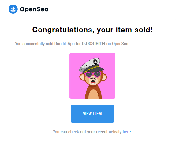 BanditApe1's tweet photo. yooooooooooooo!♨️👍✊
Bandit-Ape is first #NFT sold💪🐵⚡️

Congratulations @MattiueFranz🥳
Welcome to Bandit-Ape #farm 🏡

#Bandit-Ape
- floor price 0.003 ETH($5.37)
- NO GASS FEES 🚫⛽️
- Polygon Blockchain 🔹
.
.
.
.
.
#nft #nftart #nftcommunity #nftcollector #nftartist #nftsold https://t.co/oS6RSvGcjW
