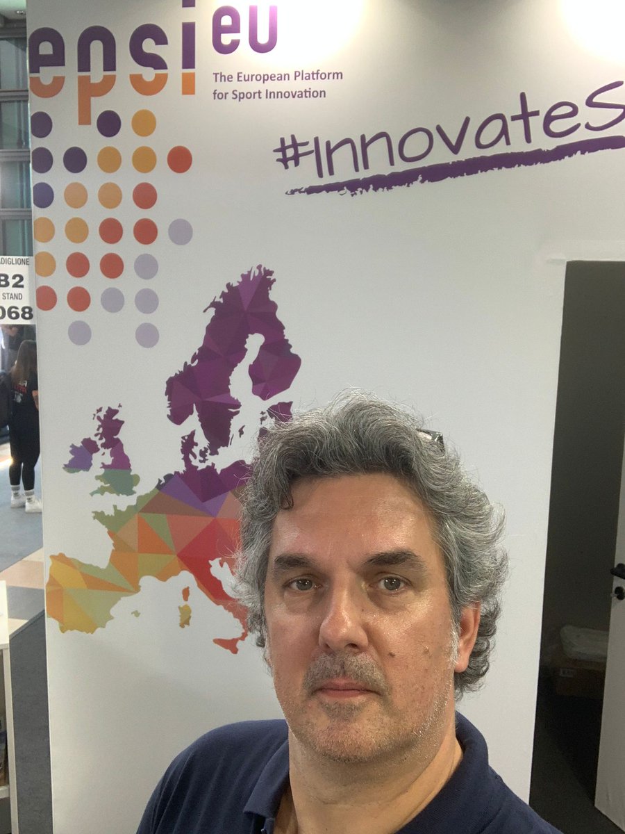 EpsiEU's tweet photo. #EPSI ambassador Maurizio Bottoni represents our #InnovateSport network during the Italian event #RiminiWellness.
Read more about our partners and ambassadors: https://t.co/QDG6EylAAk https://t.co/XwAbSPdjam