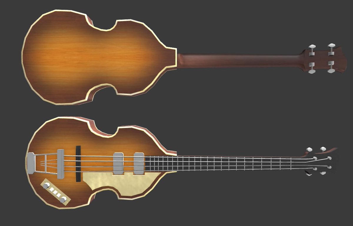Hofner Violin Bass

Credits to <a href="/OmniBlotnik/">Blotnik</a> for giving me the idea and having it live in my head for so long I had to do it.

#Roblox #RobloxDev #RobloxUGC