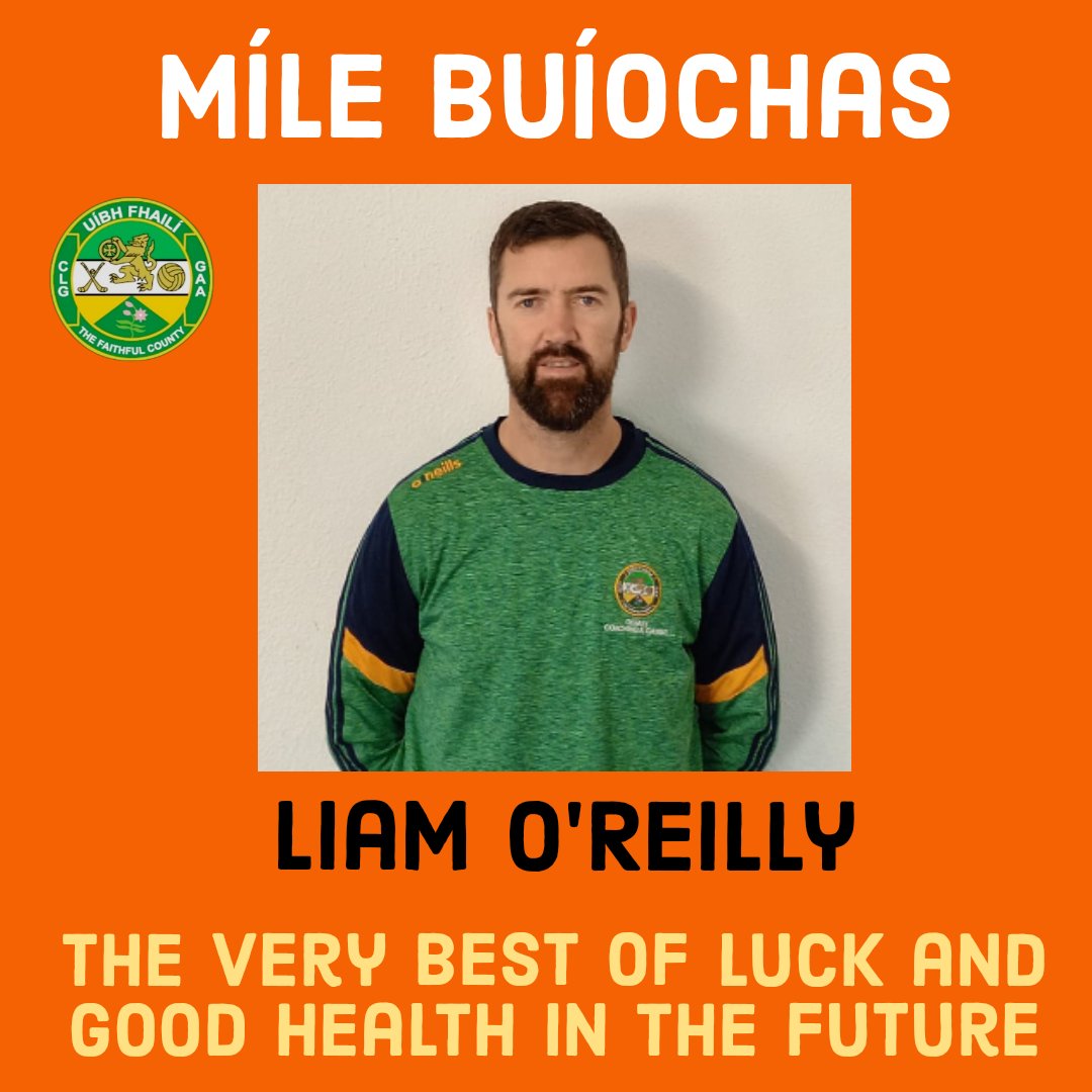 Offaly_GAA's tweet photo. After 12 years @Offaly_GAA say goodbye to Games Manager @oreillyliam25_o Liam was an honest and hard working professional and has given huge commitment, passion and experience in his roles at GPO all to the benefit Gaelic Games in Offaly. We wish Liam well in his future endevours https://t.co/pvFh7mALFb