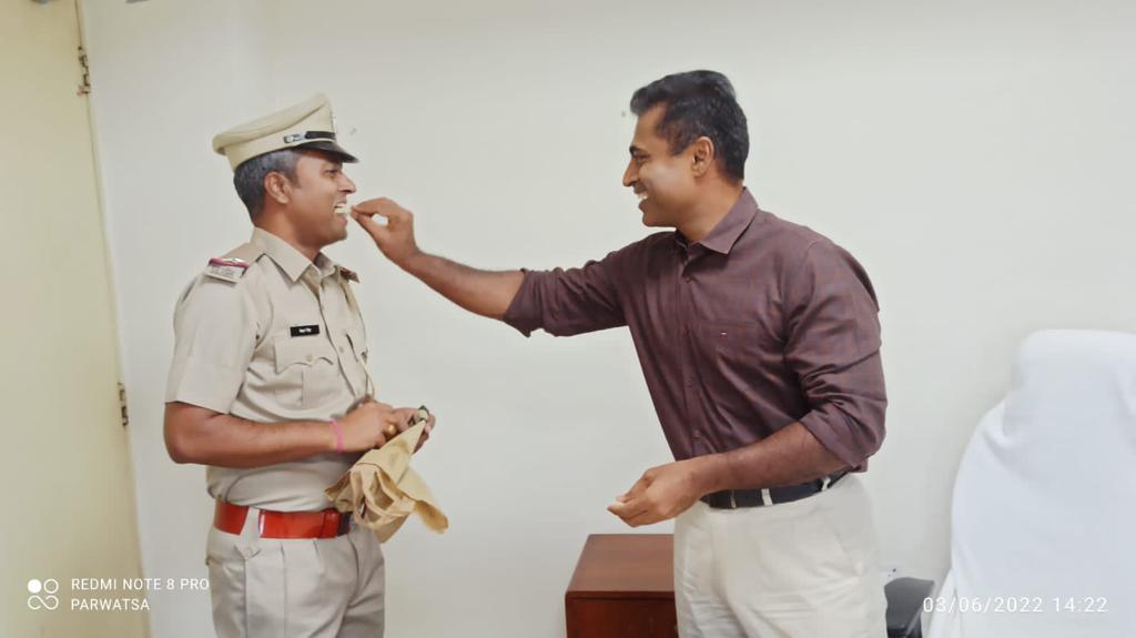 DineshMNIPS1's tweet photo. Congratulations to Kesar Singh on his promotion as Assistant Sub Inspector in ACB Rajasthan. https://t.co/3yikTkfcBw